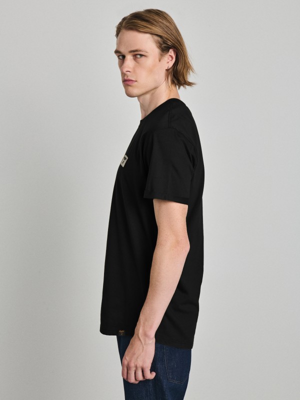 Land Ανδρική Βαμβακερή Μπλούζα Κοντό Μανίκι